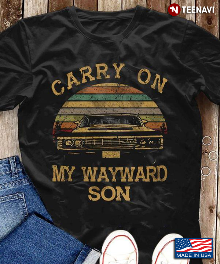 Supernatural Impala Carry On My Wayward Son