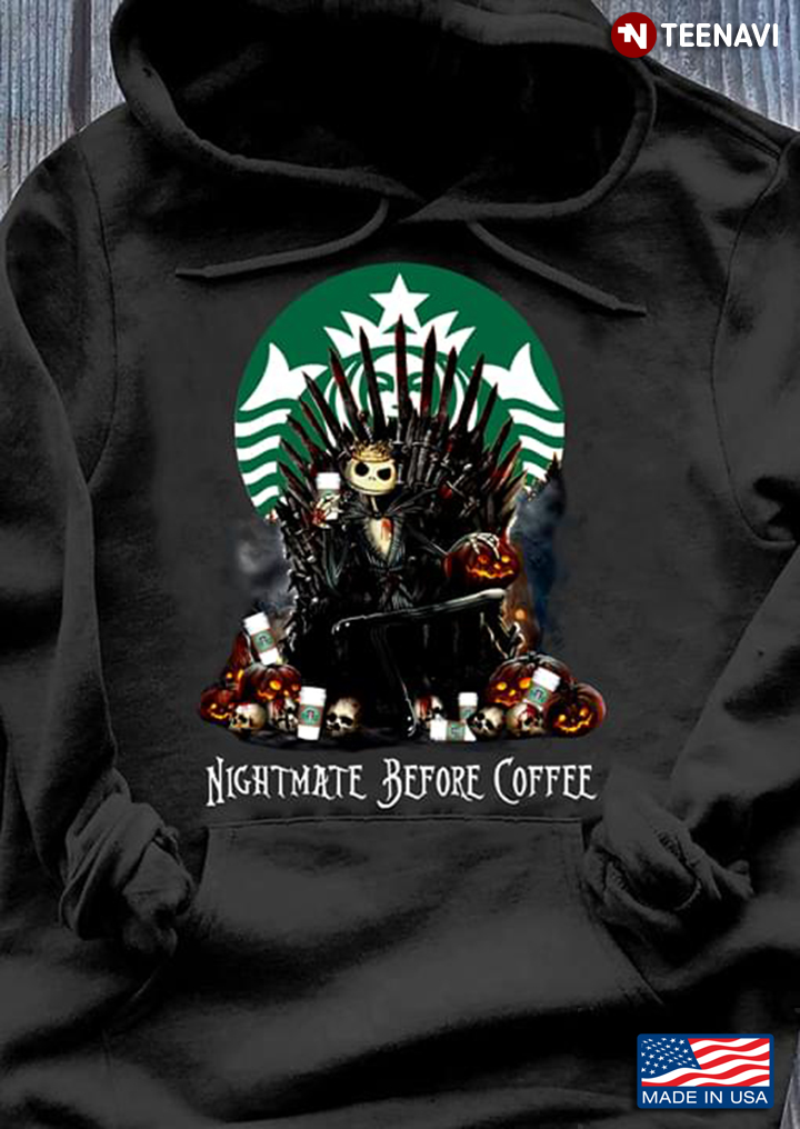 Jack Skellington On Iron Throne Nightmare Before Starbucks