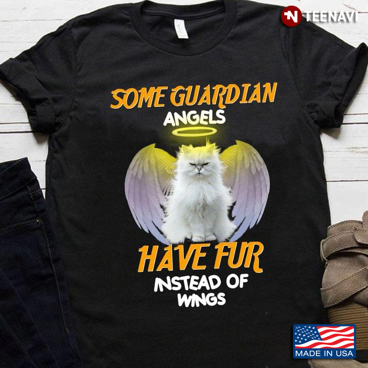 Some Guardian Angels Have Fun Instead Of Wings Cat