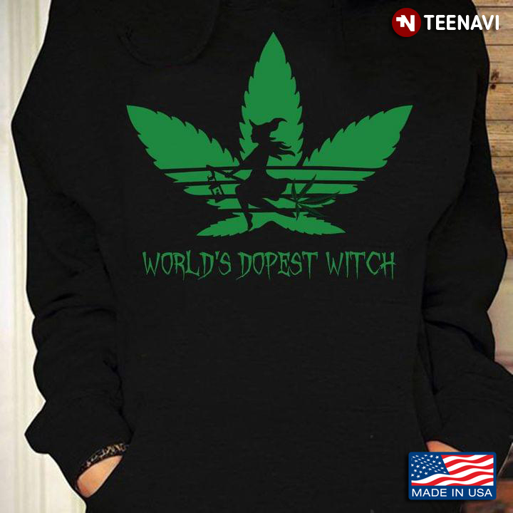 World's Dopest Witch Cannabis Halloween