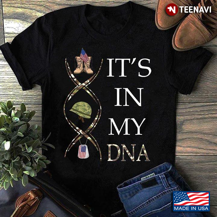 Boot Hat And Military Card It's In My DNA