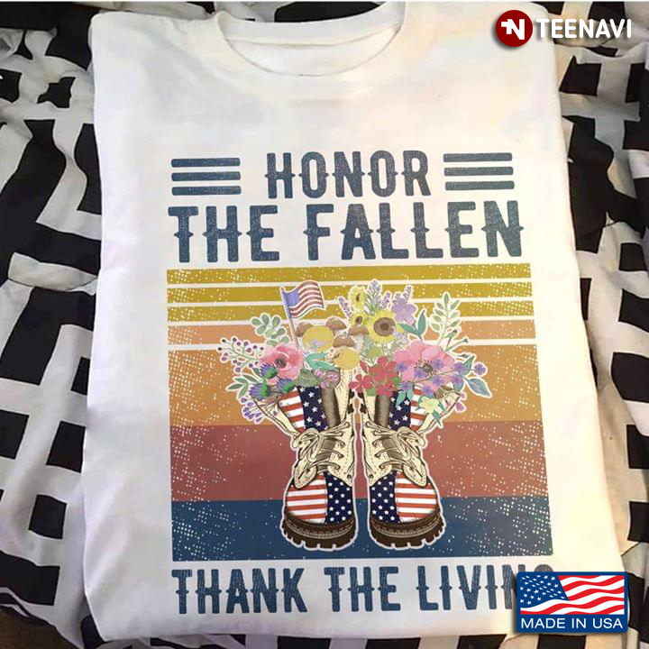 American Veteran Honor The Fallen Thank The Living Vintage