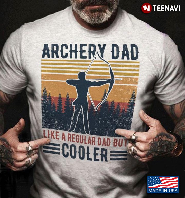Archery Dad Like A Regular Dad But Cooler Vintage