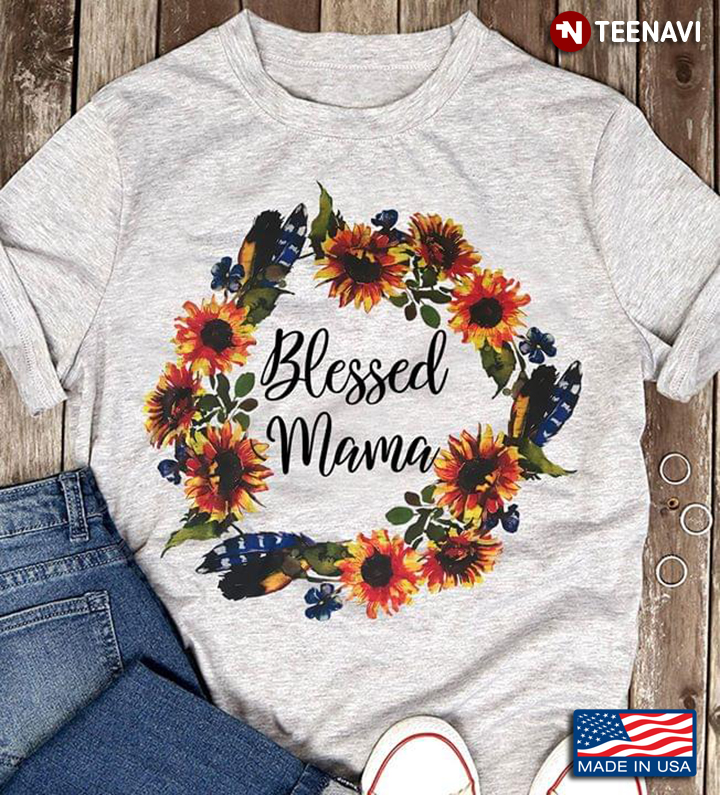 Flower Bees Blessed Mama Mother's Day Themed