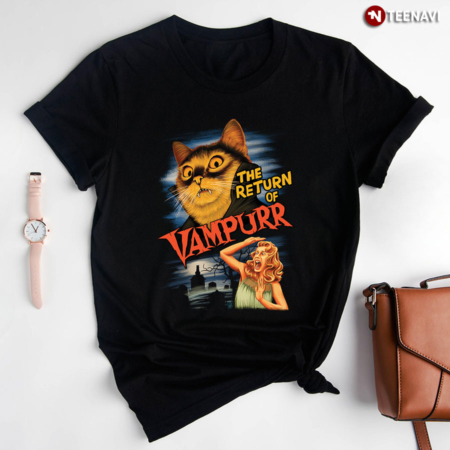 Cat Vampire The Return Of Vampurr Halloween T-Shirt