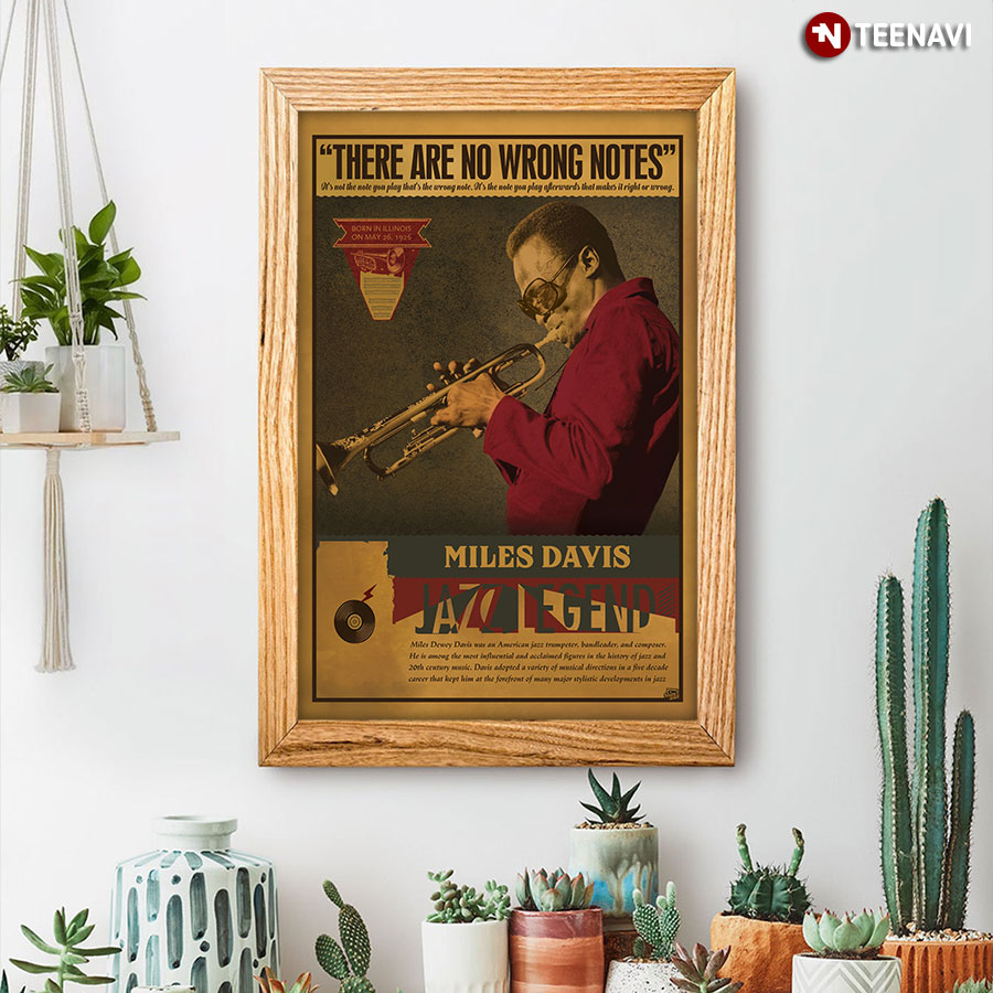 Vintage Miles Davis The Jazz Legend Born In Illinois On May