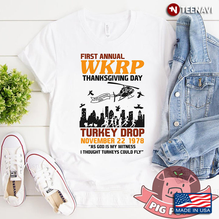 First Annual  WKRP Thanksgiving Day Turkey Drop November 22 1978 New Style