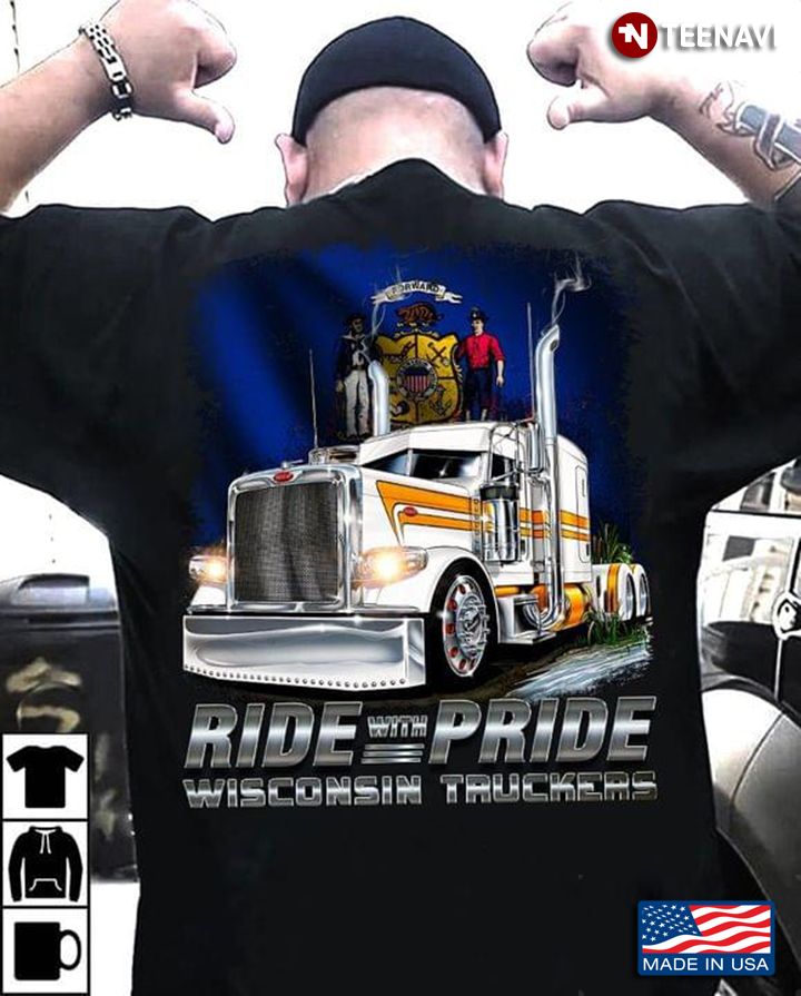 Ride With Pride Wisconsim Truckers