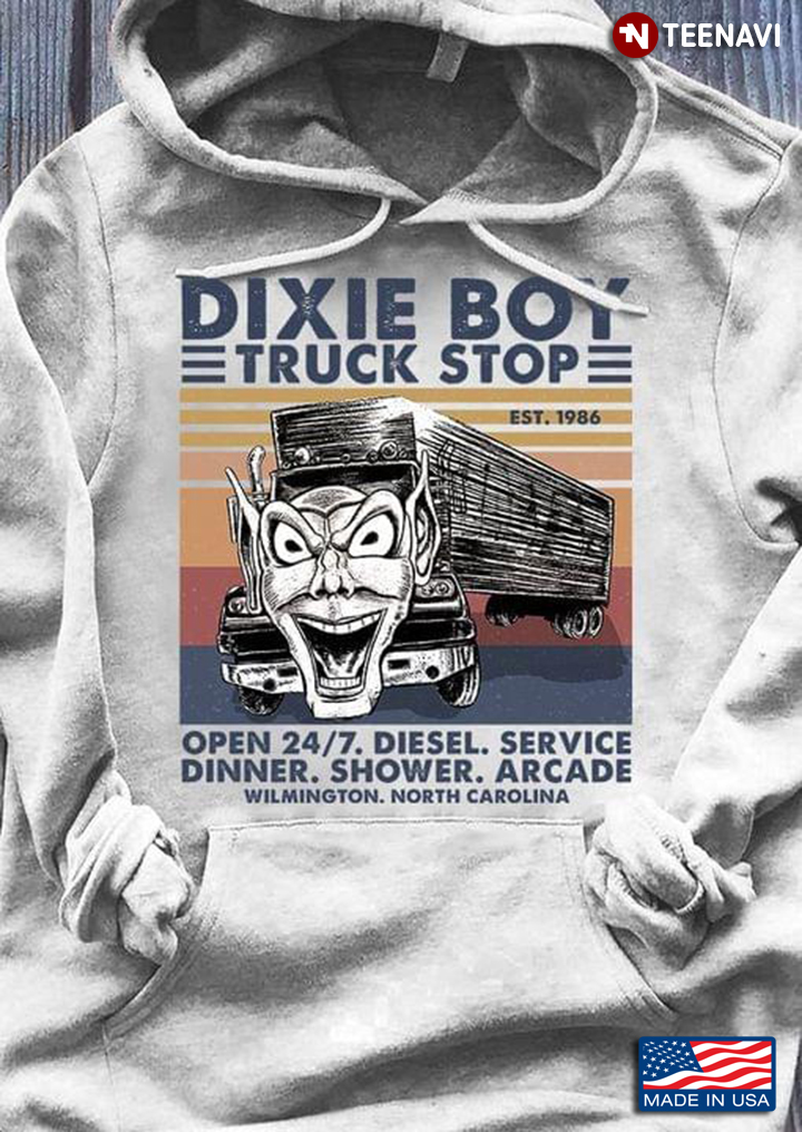 Dixie Boy Truck Stop Open 24/7 Diesel Service Dinner Shower Arcade Wilmington North Carolina