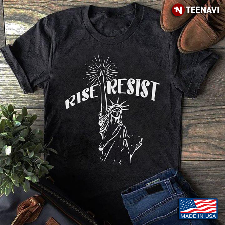 Funny Statue of Liberty National Monument Rise Resist Feminism