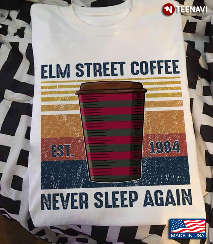 Elm Street Coffee Never Sleep Again White Version