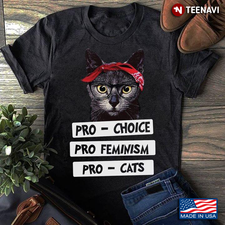Pro-Choice Pro Feminism Pro-Cats New Version
