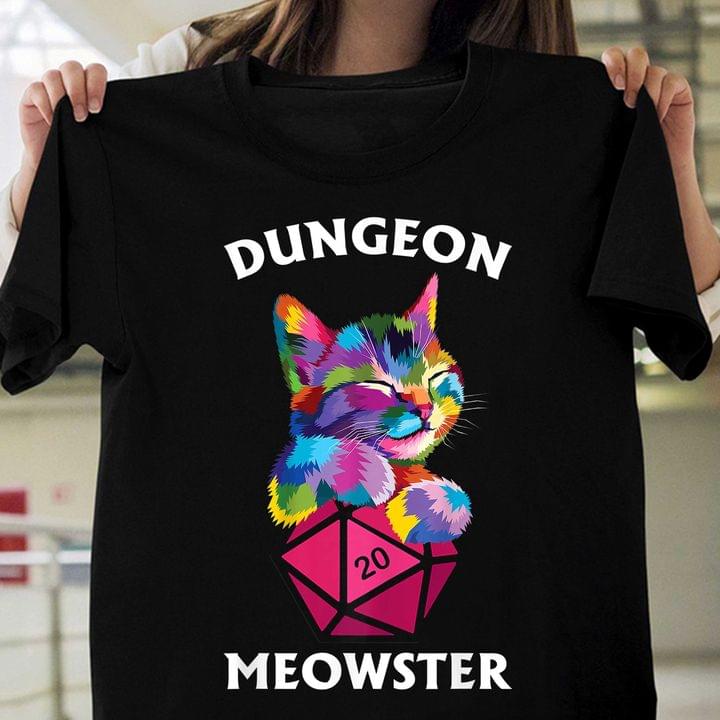 Dungeon And Dragon D20 Dice Cat Dungeon Meowster