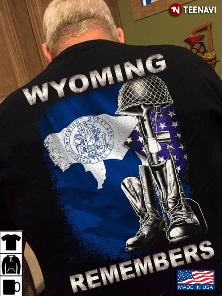 Wyoming Remembers Veteran Flag