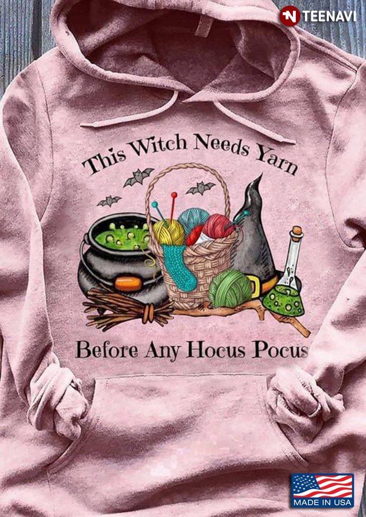 This Witch Needs Yarn Before Any Hocus Pocus Halloween