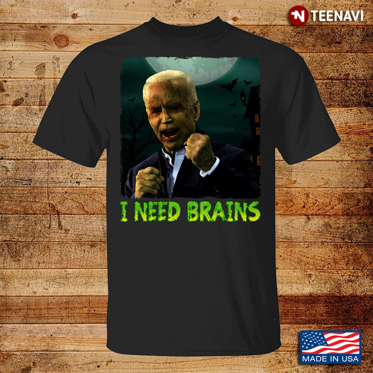 Joe Biden Zombie I Need Brains