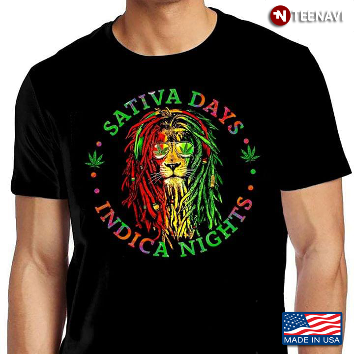 Lion And Weed Glasses Sativa Days Indica Nights