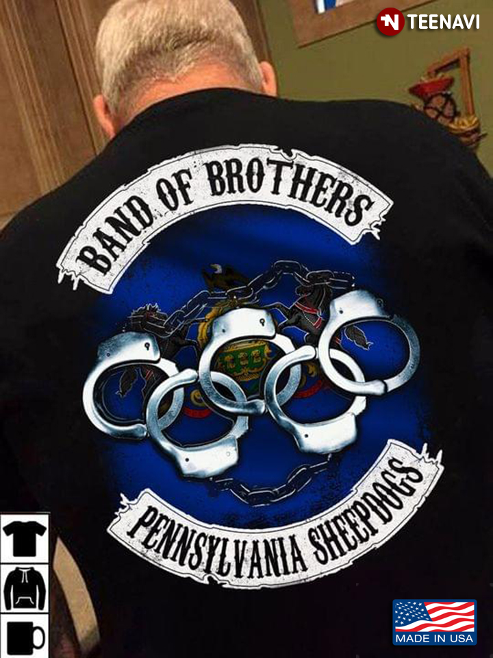 Band Of Brothers Pennsylvania Sheepdogs Handcuff