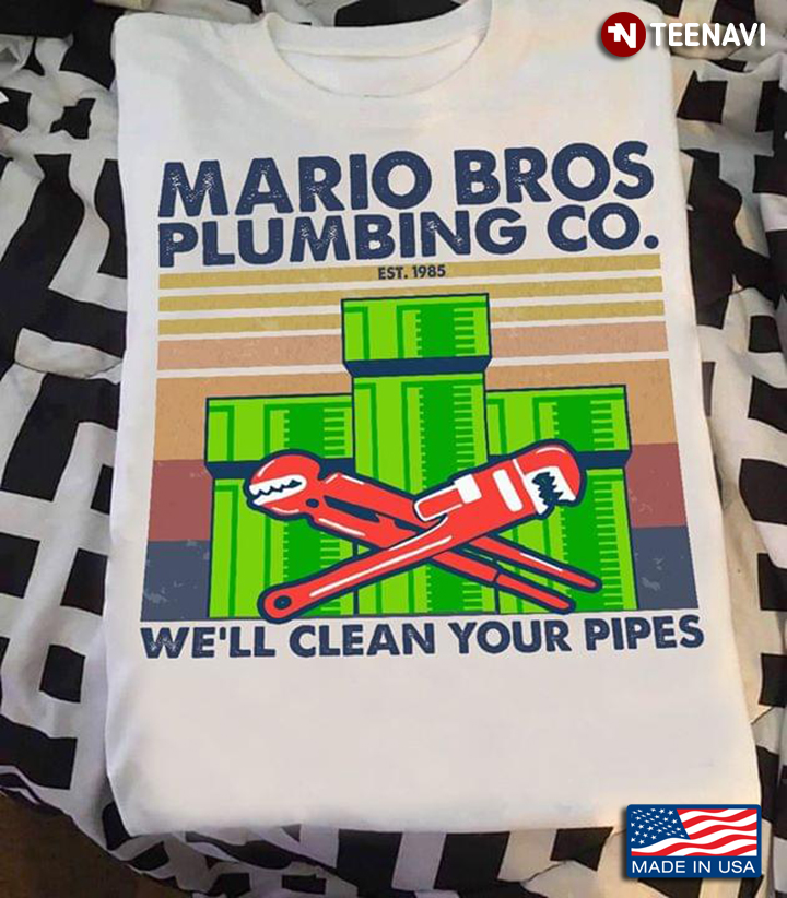Mario Bros Plumbing Co We'll Clean Your Pipes