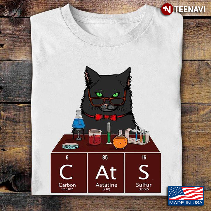 The Scientist Cat Chemistry Carbon Astatine Sulfur