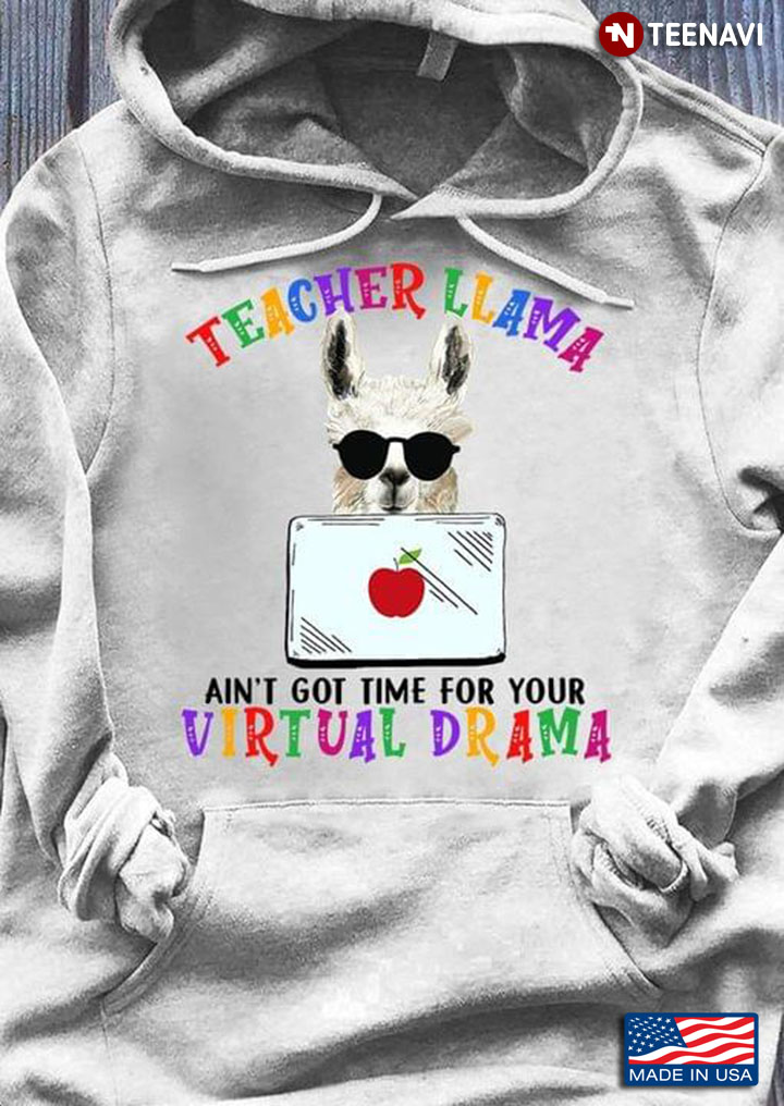 Teacher Llama Ain't Got Time For Your Virtual Drama