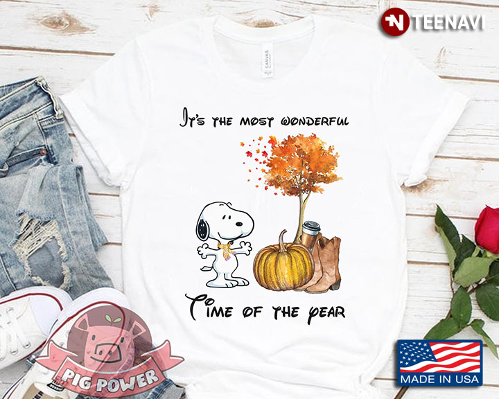 Snoopy: Fall It's The Most Wonderful Time Of The Year