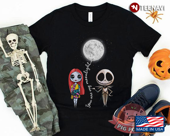 Jack Skellington And Sally You Are My Moonlight T-Shirt