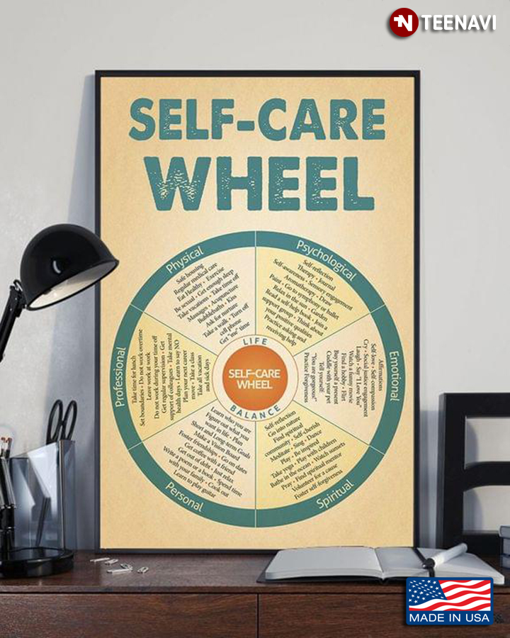 Vintage Self-care Wheel