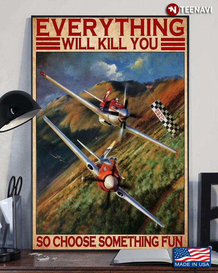 Vintage Air Racing Everything Will Kill You So Choose Something Fun