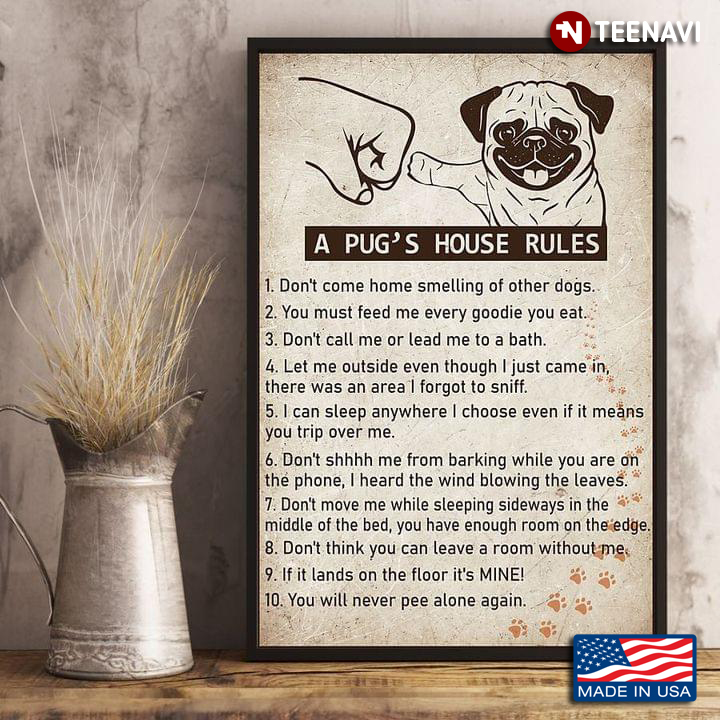 Vintage A Pug’s House Rules