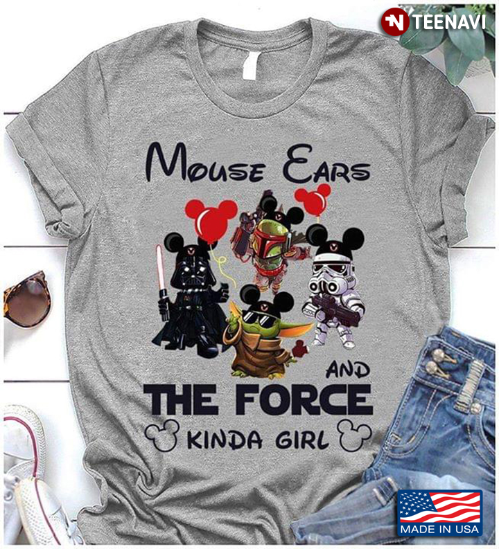Cool Disney Mouse Ears And The Force Kinda Girl
