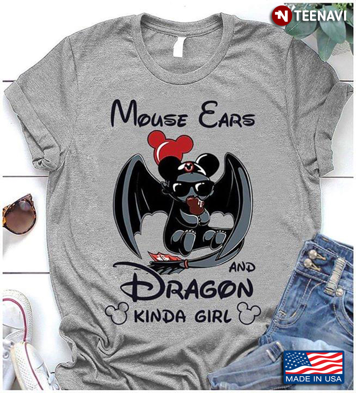 Cool Disney Mouse Ears And Dragon Kinda Girl