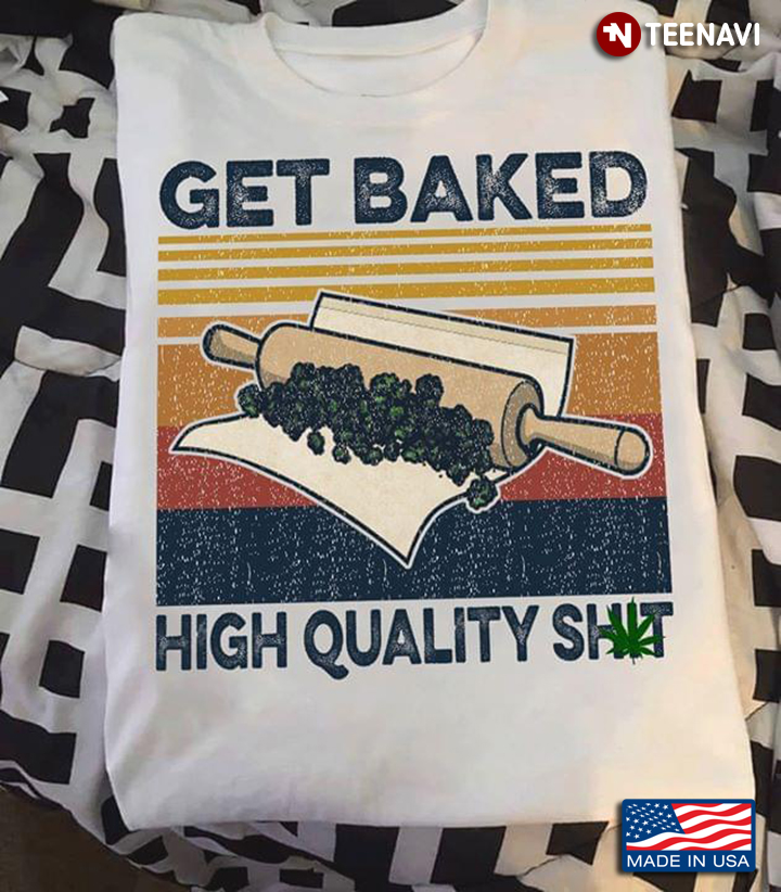 Get Baked High Quality Shit Rolling Pin Weed