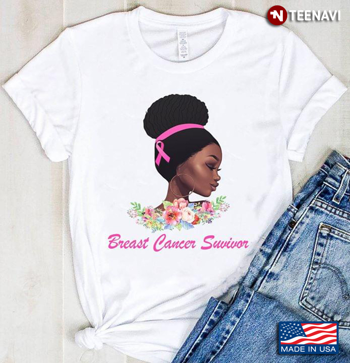Black Woman Breast Cancer Awareness New Design