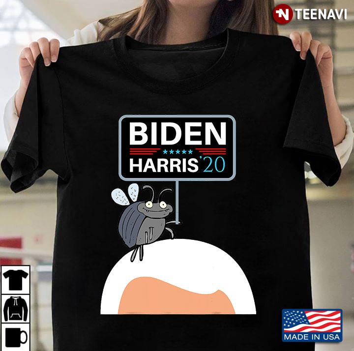 Funny Debate Fly On Mike Pence's Head For Biden Harris 2020