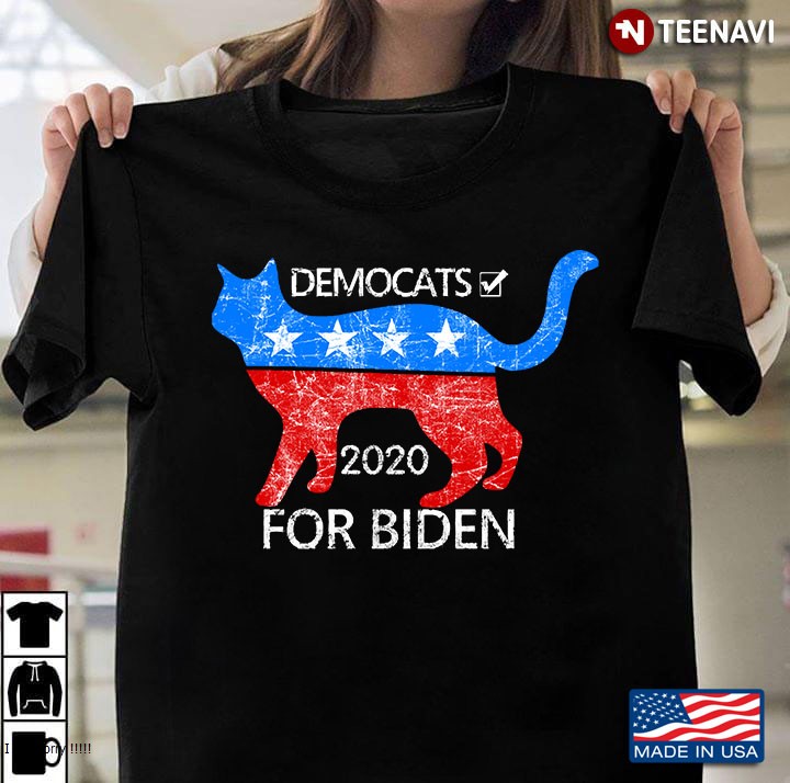 Democrat For Biden 2020 Presidential Cat Lover