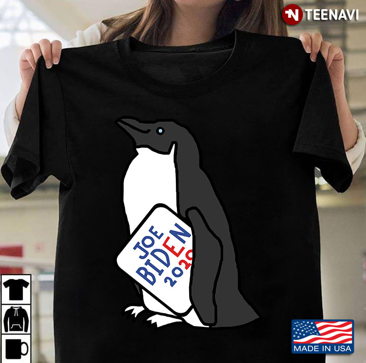 Small Penguin With Joe Biden 2020 Sign