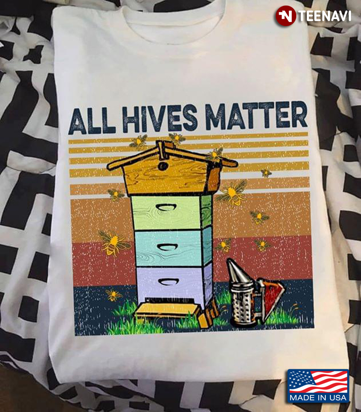 Bee All Hives Matter White Version