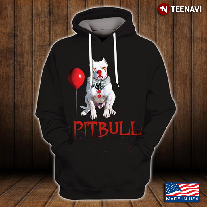 Pitbull Pennywise IT Balloon Halloween
