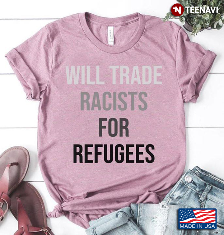 Will Trade Racists For Refugees Pink Version