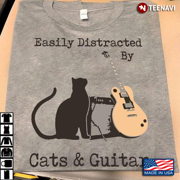 Easily Distracted By Cats & Guitar
