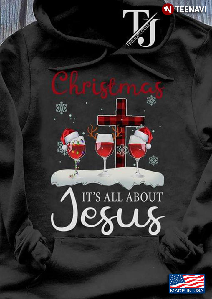 Christmas Wine I's All About Jesus