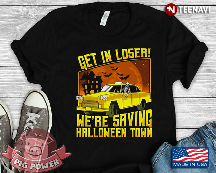 Skeleton Driver Get In Loser We're Saving Halloween Town