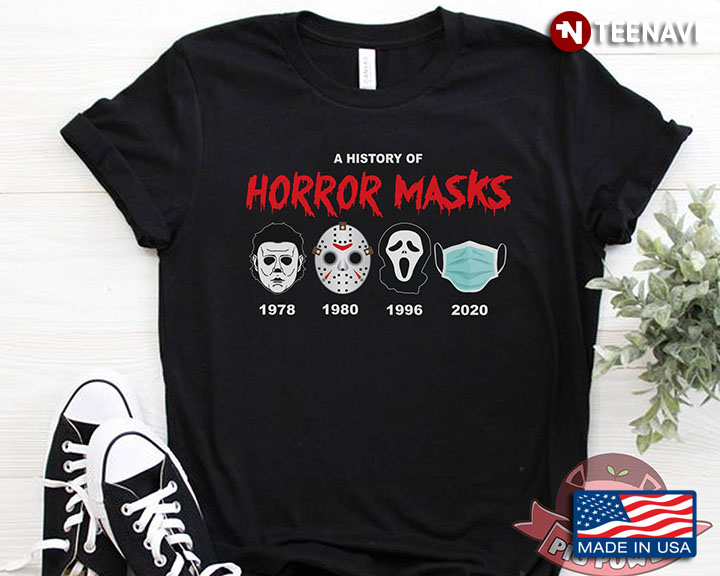 A History Of Horror Masks 1978 Michael Myers 1980 Jason Voorhees 1996 Ghostface 2020 Face Mask