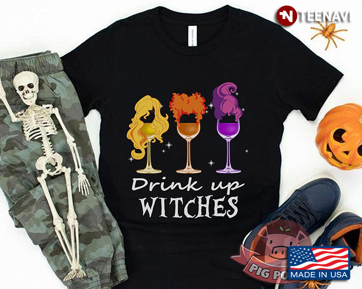 Sanderson Sisters Wine Glasses Drink Up Witches Hocus Pocus