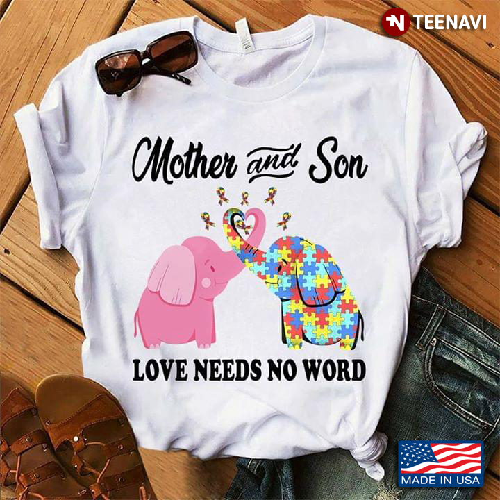 Elephants Mother And Son Love Needs No Word