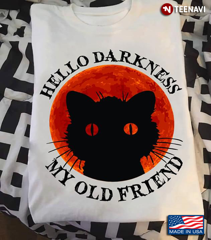 Black Cat Hello Darkness My Old Friend