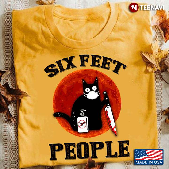 Six Feet People Black Cat Quarantine