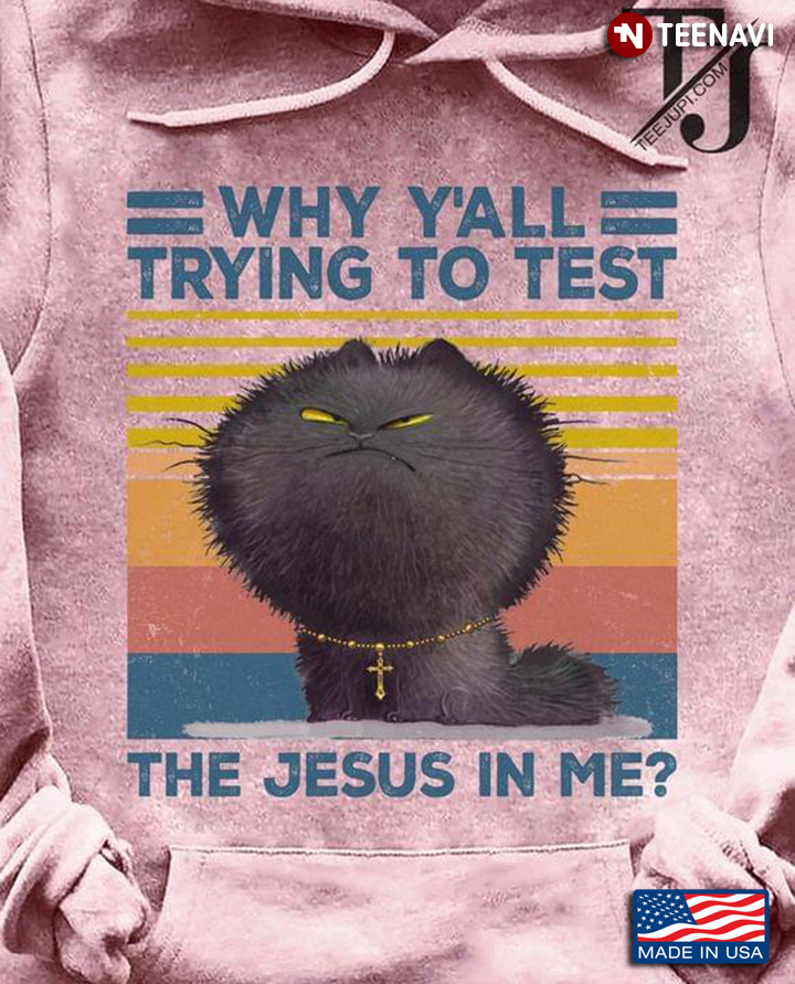 Grumpy Cat Why Y'all Trying To Test The Jesus In Me
