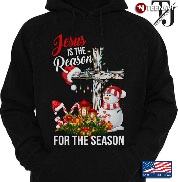Jesus Is The Reason For The Season Christmas Snowman